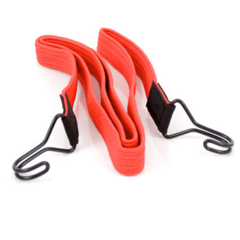 Red bungee strap with hooks
